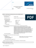 Ficha de Dados de Segurança Amoníaco, Anidro