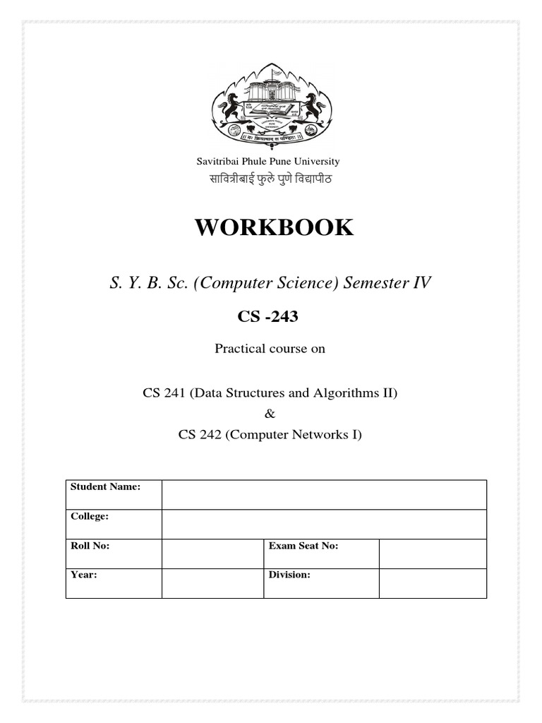 Sybsc Cs Labbook 2019cbcs Sem IV | PDF | Algorithms And Data Structures ...