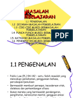 Masalah Pembelajaran