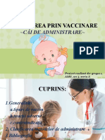 Cai de Administrare A Vaccinului La Copii 2