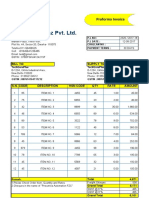 Proforma Invoice Format 5