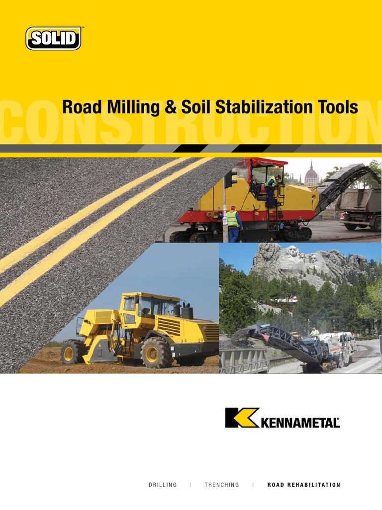 Construction Road Milling & Soil Stabilization Tools PDF