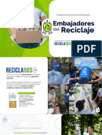 Inscripción Abierta - Embajadores Del Reciclaje - Recicla 503 (1)