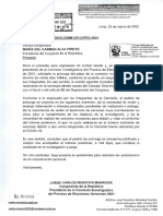 Informe Preliminar de La Comisión Investigadora de Las Elecciones 2021