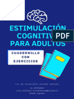 Cuadernillo Estimulación Cognitiva Adultos - Lic. Luciana Hartwig