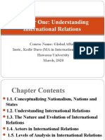 Chapter One: Understanding International Relations