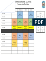 Horarios Expresarte 2022