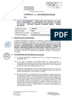 Llapachuro - Informe Técnico