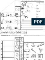 Actividad de Las Silabas F - N - RR