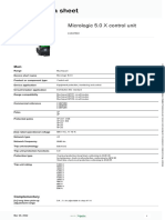 Product Data Sheet: Micrologic 5.0 X Control Unit