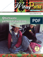 Qhichwata Yachaqarikunapaq: Allin Kawsaypaq