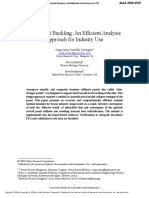Local Post Buckling: An Efficient Analysis Approach For Industry Use