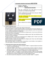 Configuración de Rango Sensor de Distancia Sick DT35