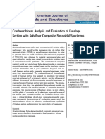 Crashworthiness Analysis and Evaluation of Fuselage T700 Materials