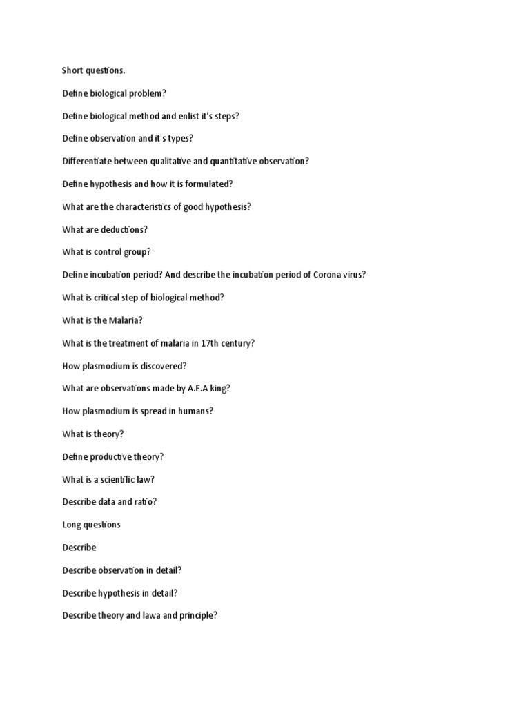 Biology Chapter # 2 | PDF