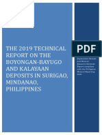 The 2019 Boyongan Bayugo and Kalayaan Reseource PMRC Compliant Report