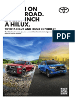 Tough On Every Road. Every Inch A Hilux.: Toyota Hilux and Hilux Conquest