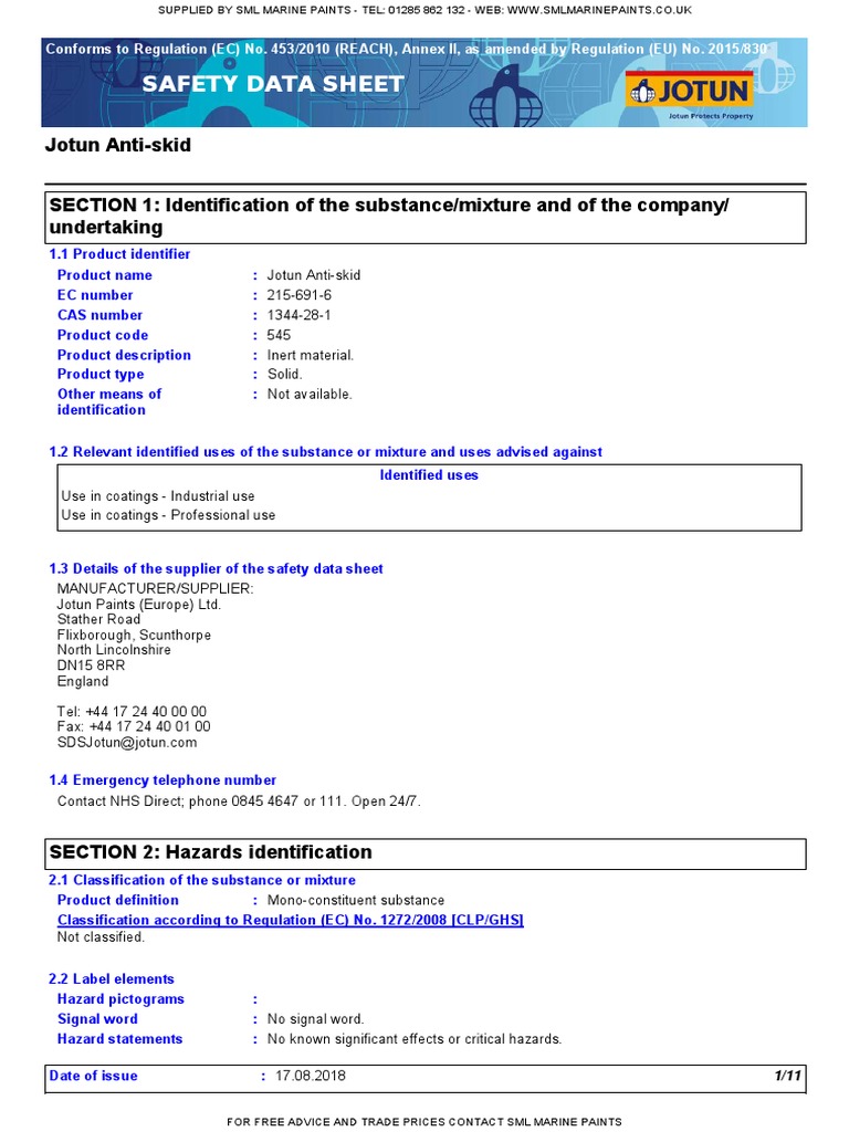 Jotun AntiSkid Safety PDF Firefighting Physical Sciences