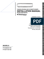 FTXS60GV1B IM 3P248445-1 en Installation Manuals English