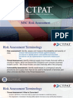 MSC Risk Assessment: Presenter's Name June 17, 2003