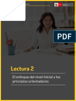 LECTURA El Enfoque Del Nivel Inicial y Los Principios Orientadores.