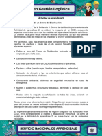 Evidencia 5 Modelo de un centro de distribución