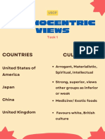 Ethnocentric Views of Different Countries Compared