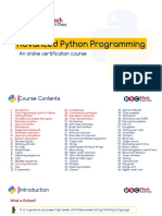 Advanced Python Programming: Welcome To
