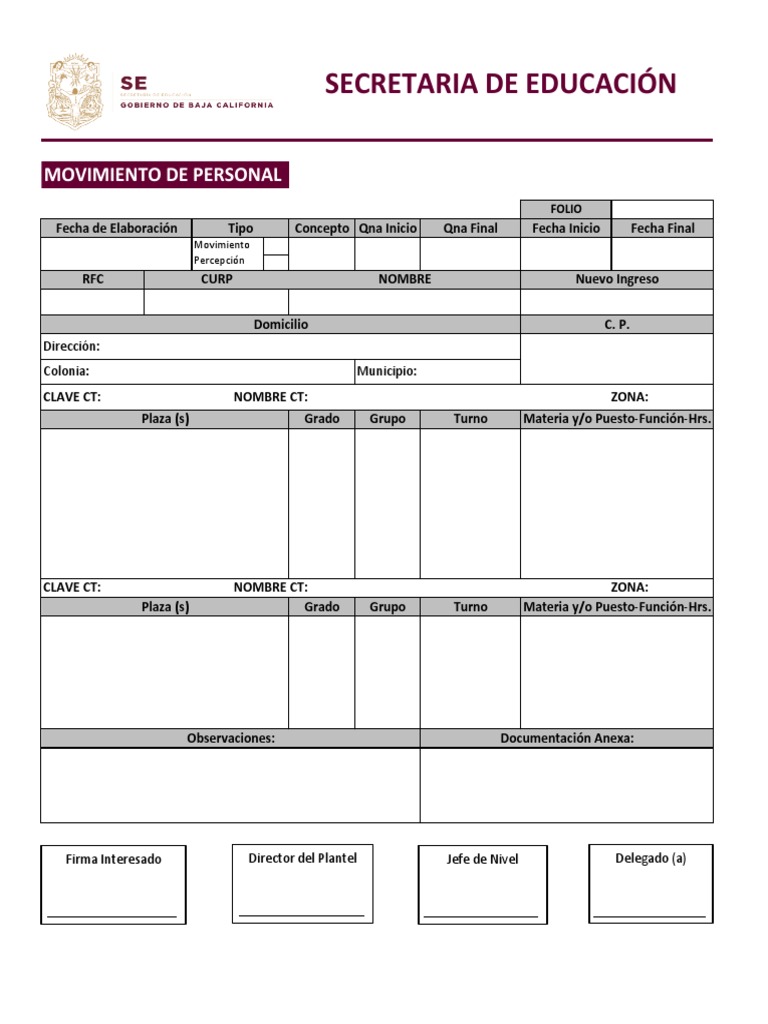 Formato movimiento personal sebs pdf