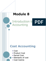 Module 8. Introduction To Cost & Managerial Accounting04.05.2012