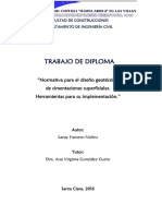 Normativa para Diseño Geotecnico de Cimentaciones Superficiales, Herramientas para Su Complementacion