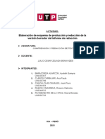 s7. Esquema y Redacción de La Versión Borrador Del Informe de Recomendación