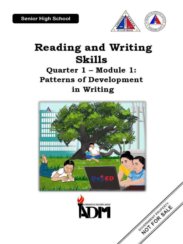 Reading and Writing Skills Quarter 1 Module 1 Patterns of
