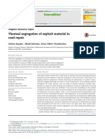 Thermal Segregation of Asphalt M 2017 Journal of Traffic and Transportation