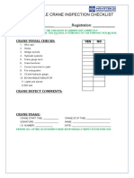 MOBILE CRANE DAILY CHECKLIST Havatek SV  