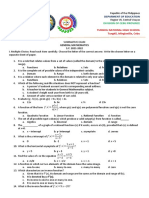 General Mathematics S.Y. 2021-2022: Tungkil National High School Tungkil, Minglanilla, Cebu