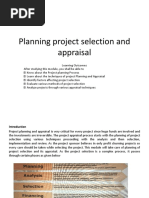 Project Selection and Appraisal