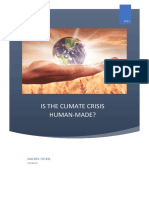 Is The Climate Crisis Human-Made?: Raichel Suseel