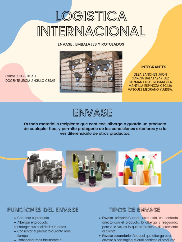 Grupo 4 - Envase, Embalaje y Rotulado | PDF | Procesos de negocio