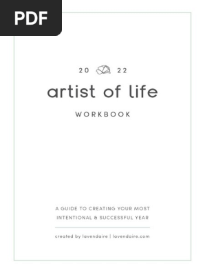 2022 Artist of Life Workbook Mint - Print A5