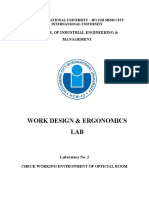 Work Design & Ergonomics LAB: School of Industrial Engineering & Management