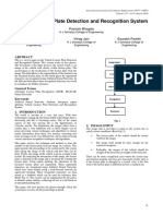 Vehicle License Plate Detection and Recognition System: Poonam Bhogale