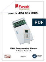 Matrix 424 832 832+: ICON Programming Manual
