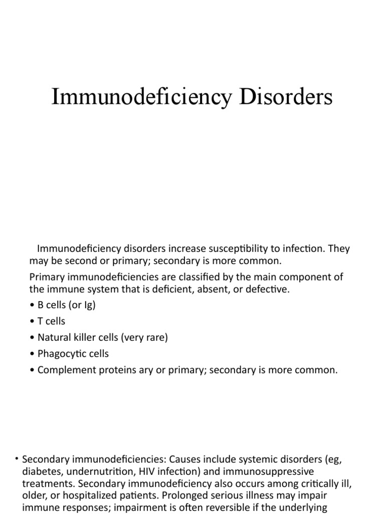 Causes of Secondary Immunodeficiencies | PDF | Immunodeficiency | Thymus