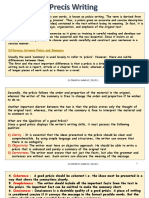 Difference Between Précis and Summary: Ca Indresh Gandhi (Igsir)