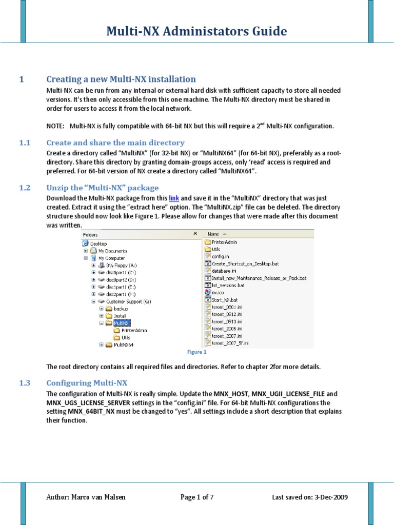 Multi-NX Installation and Configuration Guide | PDF | Computer File ...