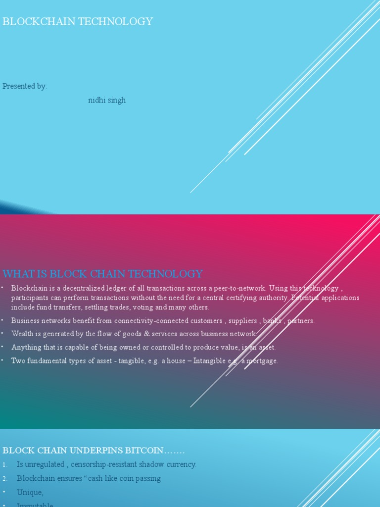 Blockchain Technology | PDF | Computers