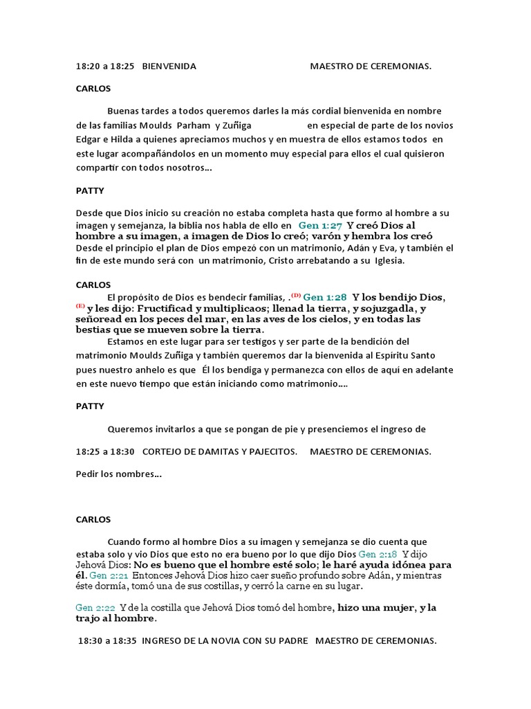 Ceremonia Boda | PDF