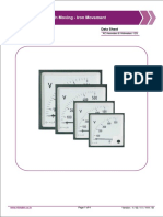 Analogue Meters With Moving - Iron Movement: Data Sheet