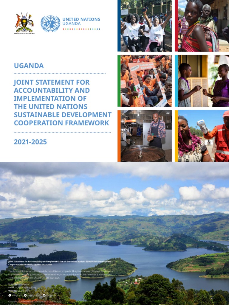 Joint Statement Uganda UN Sustainable Development Cooperation Framework